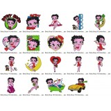 19 Betty Boop Embroidery Designs Collection
